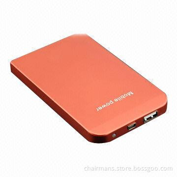 3,500mAh Multifunction Portable Mobile Phone Power Bank, 5V DC Input Voltage
